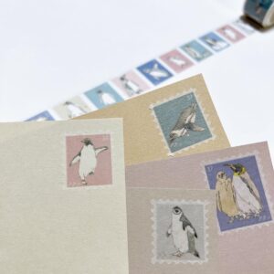 ペンギン切手風マスキングテープ