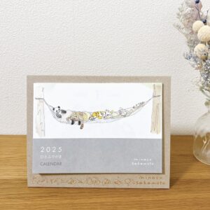 ひとふでがき卓上カレンダー