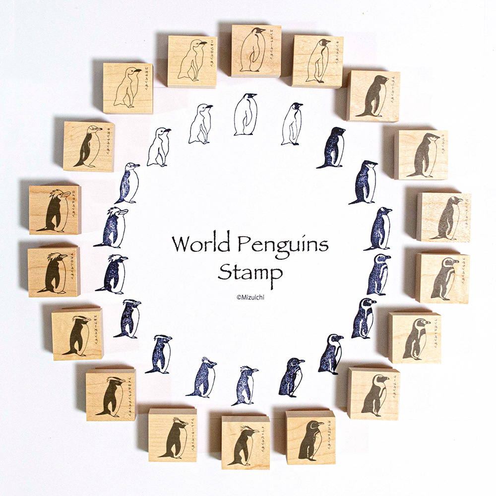世界のペンギンスタンプ18種コンプリート画像です。