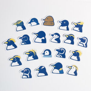 ICONIC PENGUINS 20種類ペンギンのフレークシール