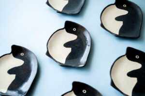 アデリーペンギン豆皿