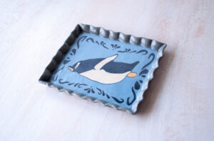 ジェンツーペンギンのパン皿