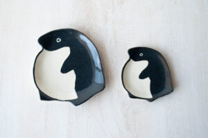 アデリーペンギン小皿