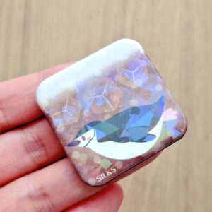 カンバッジをグラスに見立てたソーダカンバッジです