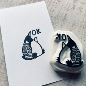 消しゴムはんこ(デフォルメ)