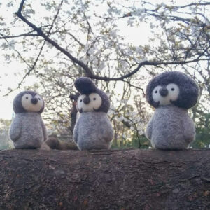 コウテイペンギンのヒナ