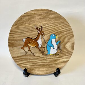 人鳥獣戯画お盆