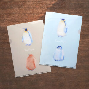 A5サイズのクリアファイル。