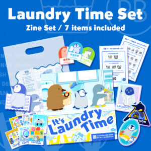 イラスト集＋グッズセット「Laundry Time Set」