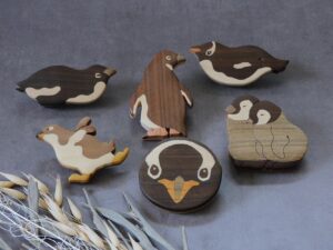 木象嵌ブローチ