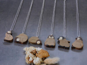 木象嵌ペンダント