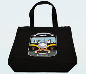 企鵝電鐵 ヘッドマークでデコするトートバック(バッジ付)