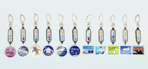 企鵝電鐵 ぷらぷらヘッドマークキーホルダー