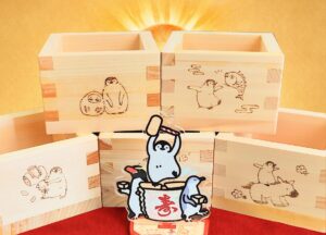 アクリルスタンド・手描き枡